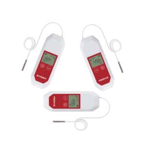 مسجل بيانات درجة الحرارة قابل لإعادة الاستخدام للمجمدات العميقة والتخزين البارد، مع مسبار خارجي، دقة عالية - Product Image 2