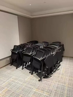Foshan Chaise de formation pliable pliante bon marché avec tablette de table pour tablette d'écriture pour école salle de conférence bureau étudiant universitaire