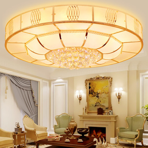 Lámpara de Techo de Cristal Dorado LED de Estilo Europeo, Araña de Cristal de Lujo para Sala de Estar y Vestíbulo, Producto Nuevo - Product Image 3