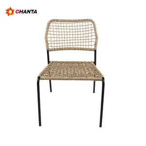 Promoção preço garantia rattan cadeira jardim pátio mobiliário ao ar livre rattan cadeira