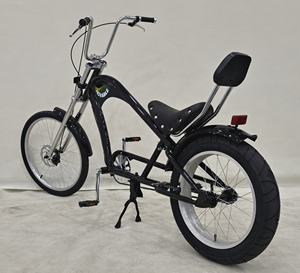 4Biolab 20 "-24" Vélo Cruiser pour hommes Style rétro Vélo de plage Vélo <span class=keywords><strong>Chopper</strong></span> - Product Image 2
