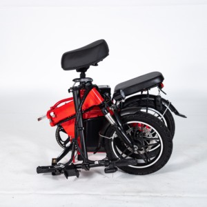 Vélo électrique pliable en aluminium de 14 pouces, moteur sans balais à moyeu arrière, 250 W, 40 km/h, batterie 48 V 10 Ah, modèle Travel Hb1, directement de l'usine - Product Image 2