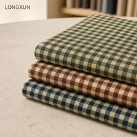 Tissu à carreaux gingham 100 % coton teint en fil, respirant, pour chemises et robes – Tissu de chemise à carreaux respirant
