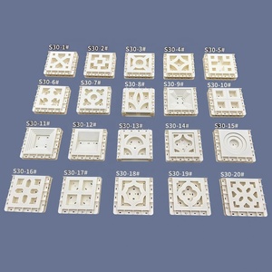 Moule carré 3D en ABS <span class=keywords><strong>pour</strong></span> blocs de <span class=keywords><strong>béton</strong></span> à finition double face, <span class=keywords><strong>pour</strong></span> la décoration murale et les motifs floraux, en vente - Product Image 6