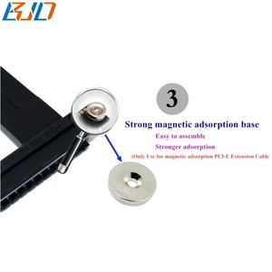 Cavo di Estensione PCI-E 3.0 16X a PCIe 8X con Angolo di 90 Gradi e Pad Magnetico, 10-100CM per Schede Video - Product Image 4