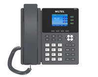 WLTEL Téléphone VoIP intelligent POE Linux V610EW avec écran LCD couleur WiFi 2.4 ''pour montage mural sur bureau