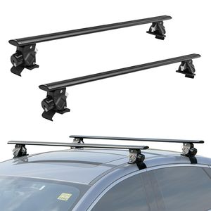 Barre de toit universelle en alliage d'aluminium 120cm/130cm pour voitures/véhicules Porte-bagages sans porte-bagages - Product Image 6
