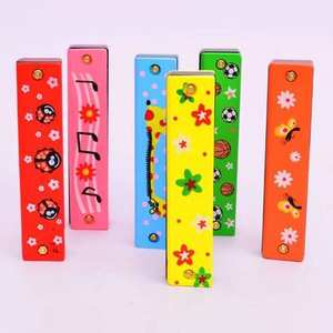 Juguete educativo de gran oferta, instrumento Musical armónico de madera de 16 agujeros para niños - Product Image 6