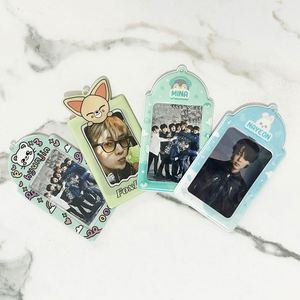 Hot Sales Personalized Bank Holder Plastic Acrylic Cute PVC with Keychain for Kpop Style BK Photo Card Holders - Product Image 2