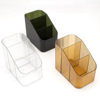 Support de rangement transparent en acrylique PS WEISHENG pour crayons, marqueurs, pinceaux de maquillage et stylos – Idéal pour le bureau et l'école – Prix usine