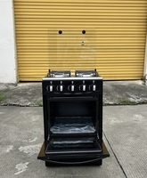 Four à gaz LG de qualité HUAZOS, vente chaude, prix direct usine, 4 brûleurs, économie d'énergie, chaleur directe, cuisinière à gaz à ouverture frontale avec four