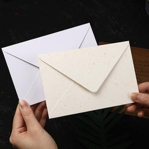 Sobres de papel grueso de 250 g con efecto arena dorada y plateada, con sellado de cera para invitaciones - Product Image 3