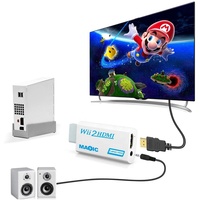 Promotion Convertisseur OEM WII2HDMI 1080P 720P Connecteur de sortie vidéo Adaptateur Wii vers HDMI