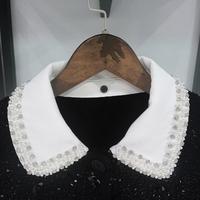 Ensemble deux pièces pour femme AIMEISI, tendance et très vendu, avec des accents de strass et de perles, des paillettes, un haut court élégant à manches courtes et un pantalon large
