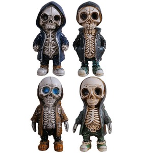 Niedliche Kopfs tatue Indoor Outdoor Tischplatte Figur Skulptur Modell für Halloween Schreibtisch Dekor - Product Image 1