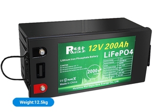 Lithium fer phosphate 12V 200ah 300ah 400ah système de stockage d'énergie domestique moniteur Cycle batterie Lifepo4 batterie solaire 12v - Product Image 3
