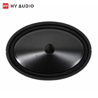 Haut-parleurs HY AUDIO : Cônes de remplacement 6x9 pouces en caoutchouc injecté, matériau plastique, taille de col 26,5 mm, accessoires pour haut-parleurs