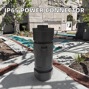 ขั้วต่อสายไฟกันน้ำ IP65 NAC3MX-W สายเพาเวอร์คอน20A 250V พร้อมขั้วต่อ ABS และหน้าสัมผัสทองแดง3P - Product Image 3