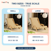 Chaise longue ergonomique inclinée pour chat avec cadre en bois massif et tapis en sisal amovible – Meuble anti-griffures