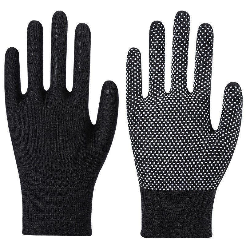 Nylon gloves [Black full-finger]