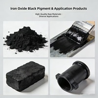 Poudre de pigment noir d'oxyde de fer synthétique YIJI de haute qualité pour le béton, la brique, les revêtements industriels, les industries du cuir