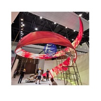 Pantalla LED Flexible para Interiores X,X, Hermoso Efecto Curvo, Video Wall LED para Renovación de Interiores de Hoteles