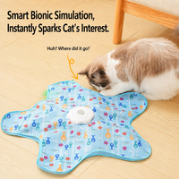 Caja de Juguete Interactiva para Gatos con Diseño Realista, Cubierta Eléctrica de Caza con Bola, Juego Autónomo para Aliviar el Aburrimiento y Diversión de Esconder y Buscar