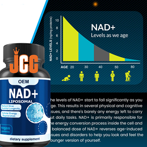 Suppléments de marque privée Supplément végétalien NAD Resvératrol pour l'énergie Santé de la peau Supplément de vitamine B3 Capsules de resvératrol NAD - Product Image 4