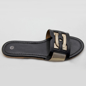 Sandali Casual da <span class=keywords><strong>Donna</strong></span> con Punta Tonda, Suola Piatta <span class=keywords><strong>Incrociata</strong></span>, Tacco Basso, per Uso Esterno, Vendita all'Ingrosso - Product Image 4