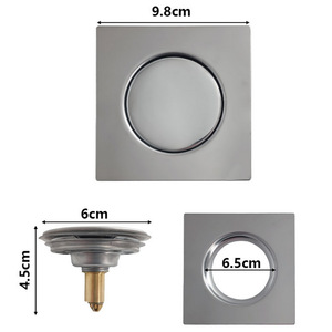 Trampa para <span class=keywords><strong>Cucarachas</strong></span> para Desagües de Suelo, de Metal Resistente, Enchufable y Listo para Usar, para Cocina y Baño - Product Image 2