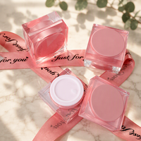 Vente chaude de pots de crème pour le visage en plastique doré avec couvercles pour les soins de la peau et l'emballage de lotion crème cosmétique pour les yeux