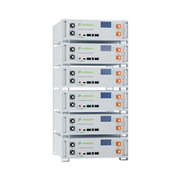 Sistema de Baterías Apilables de Alto Voltaje LiFePO4 HR-C 153.6V, Comunicación CAN, Protección IP55, Almacenamiento de Energía para Empresas e Industrias