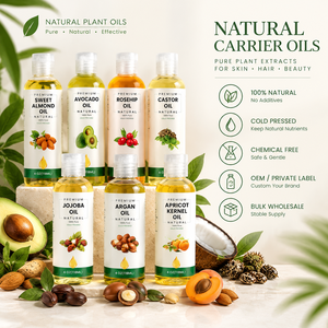 Aceite Portador de Belleza 100% <span class=keywords><strong>Puro</strong></span> de Rosa Mosqueta, Ricino, Almendras Dulces, Jojoba y Aguacate para el Cuidado de la Piel, Cuerpo y Cabello - Product Image 1