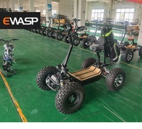 LEODOO MOTO 6000W 4x4 Quad Électrique Pliable avec Vitesse Maximale de 60 km/h, Autonomie de 70-80 km, Suspension en Alliage d'Aluminium