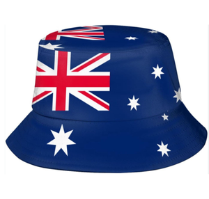 Australia Bucket Hat for Women Men Summer Travel Sun Beach Bucket Cap Unisex Outdoor Fisherman Hat