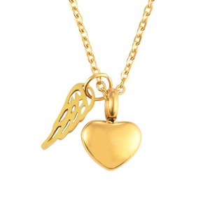 Waterproof 316L Stainless Steel Cremation Urn Pendant for Ashes - Durable Memorial Jewelry Keepsake Necklace for Human & <b>Pet</b> - Product Image 5