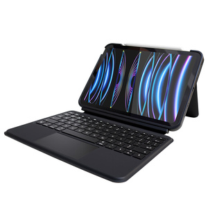 Thông minh kết nối bàn phím trường hợp da chống sốc thiết kế liền mạch đánh máy kinh nghiệm mỏng nhẹ bảo vệ bìa cho <span class=keywords><strong>iPad</strong></span> - Product Image 4