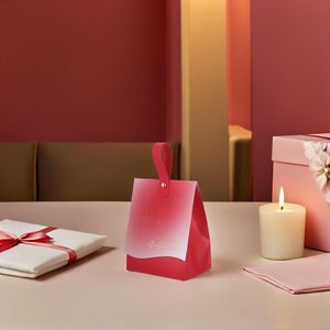 Sacs cadeaux de luxe personnalisés à bas prix, sacs à bonbons pour mariage, fournitures de fête et de mariage, sacs en papier - Product Image 5