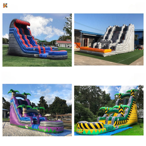 Phim hoạt hình thương mại mặt trời trượt bơm hơi với hồ bơi trượt nước lâu đài bơm hơi cho sân bên - Product Image 6