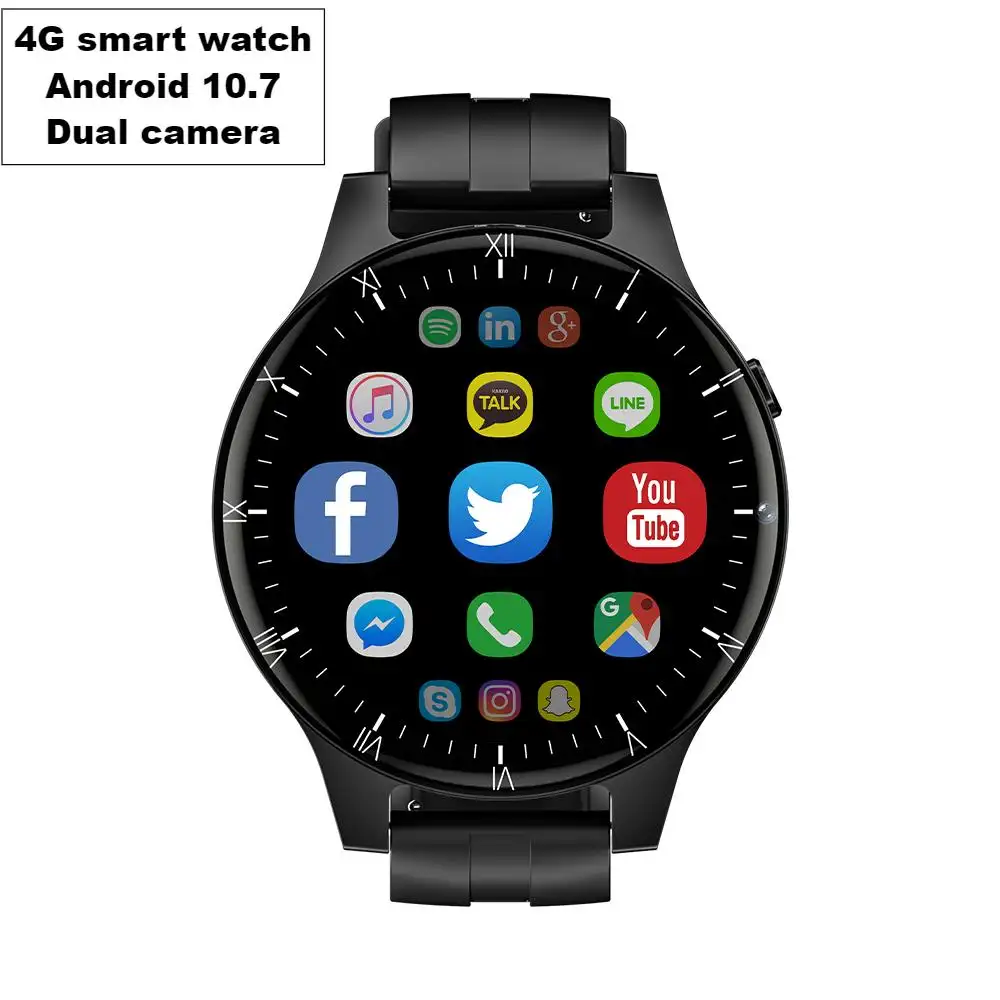 4G android 10.7 smart watch APPLLP PRO with dual camera MTK6762 octa-core GPS positioning health monitoring smart watches