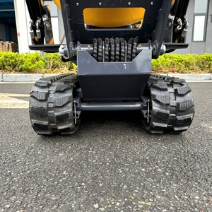 Mini bétonnière sur chenilles avec benne auto-chargeante 300L, bétonnière portable pour la construction - Product Image 6