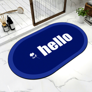 EiffelHome Customizable Cartoon Anime Style Non-Slip Bath Mats Easy Care Dirt-Resistant Diatom Mud Bathroom Shower Room - Product Image 2