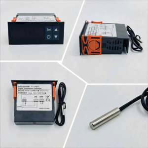 डिजिटल टच स्क्रीन प्लास्टिक तापमान नियंत्रक थर्मोस्टेट निरंतर टेम्प नियंत्रण एलईडी डिस्प्ले सेंसर ओएम इनक्यूबेटर एक्वेरियम - Product Image 6