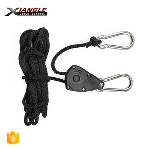 <span class=keywords><strong>Sangle</strong></span> à <span class=keywords><strong>cliquet</strong></span> réglable 1/8'' avec mousqueton <span class=keywords><strong>2m</strong></span> pour fixation de cargaison - Product Image 6