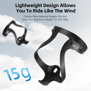 WEST BIKING-<span class=keywords><strong>Porte</strong></span>-bouteille d'eau en fibre de <span class=keywords><strong>carbone</strong></span> pour vélo d'extérieur, durable et léger - Product Image 2