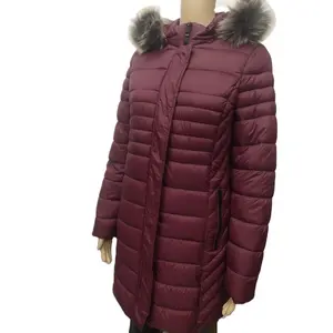 Warm Outdoor Softshell Clothing Girl Jacket Winter Coat with Fur hooded