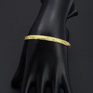 Bracelets de mariage en laiton plaqué or 24 carats pour mariée, femmes et jeunes filles - Vente en gros usine - Product Image 2