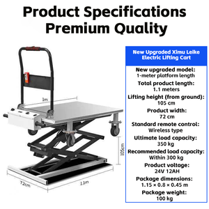 Chariot élévateur à ciseaux industriel à quatre roues en fer, <span class=keywords><strong>plateforme</strong></span> élévatrice mobile portable OEM pour entrepôt, chargement de marchandises lourdes - Product Image 4