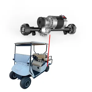 Essieu arrière électrique de moteur à courant continu de frein à tambour à faible bruit 3000W/4000W/5000W pour chariot de Golf EZGO