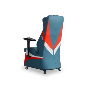 Luxury Leather Gaming Chair with <b>Sofa</b> Base - Product Image 4